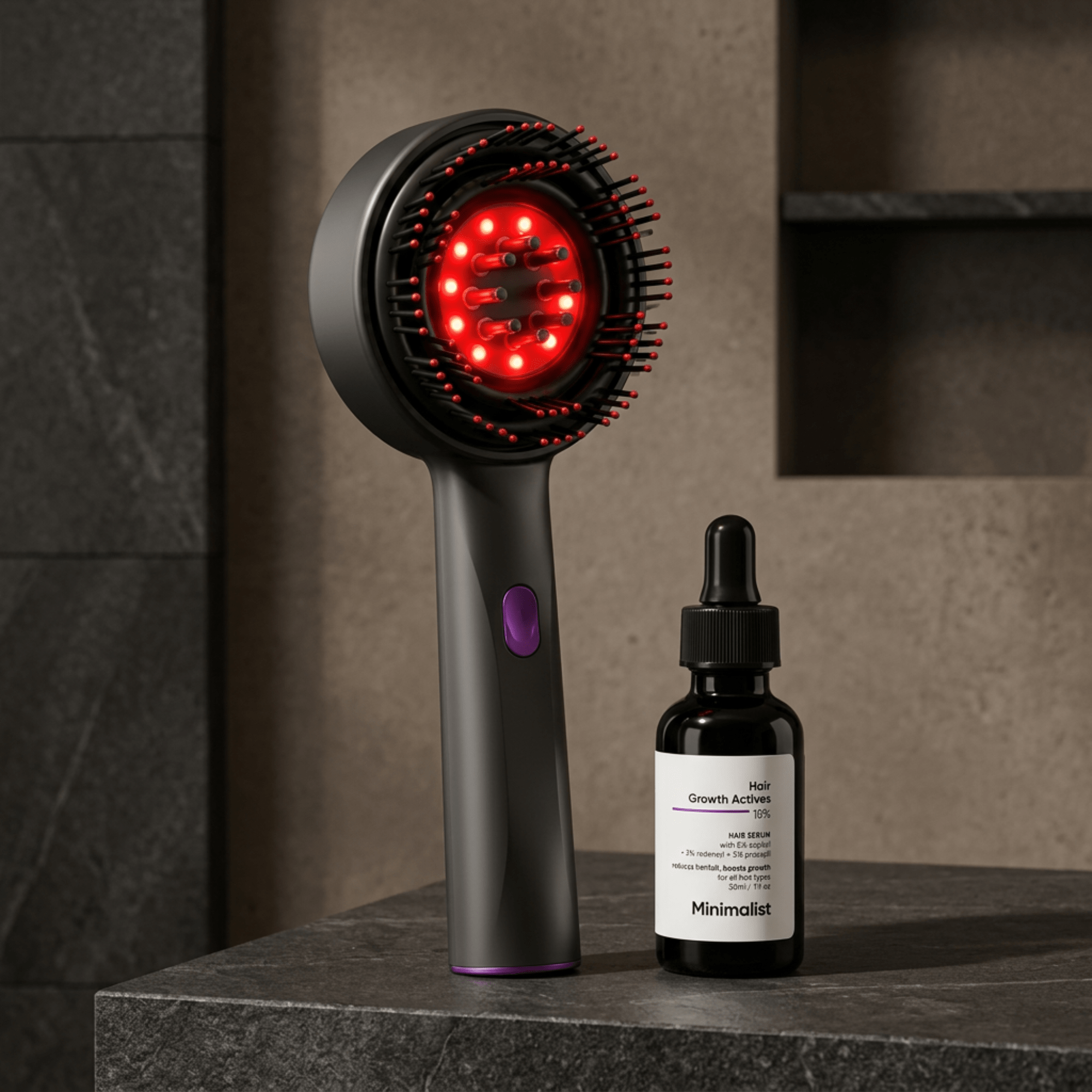Teluni™ ScalpComb & Minimalist Serum FÜR MÄNNER - Teluni