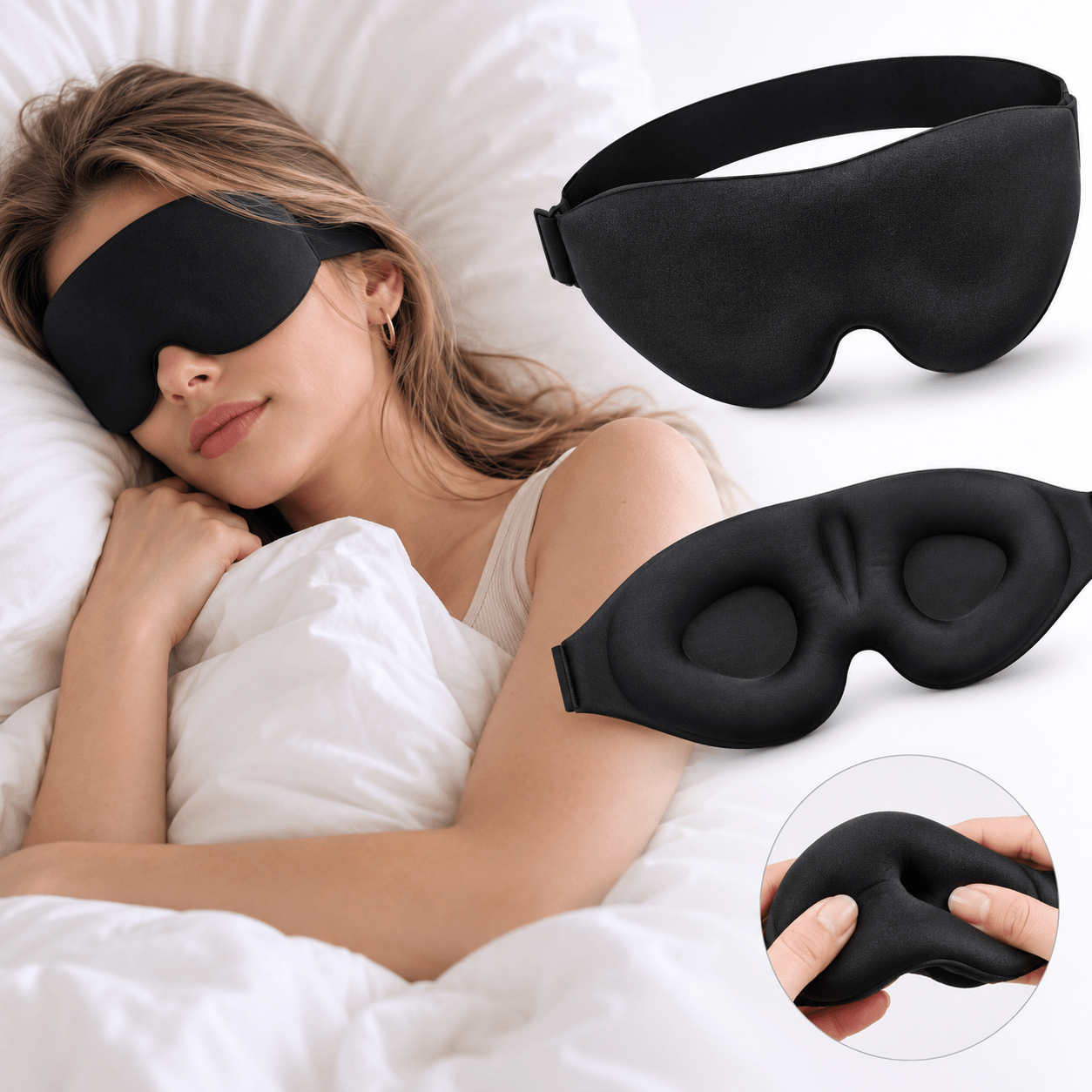 Teluni DreamMask - 3D Schlafmaske - Teluni