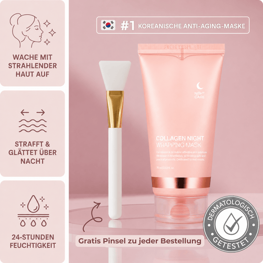 KOLLAGEN NIGHT WRAPPING MASKE - Teluni