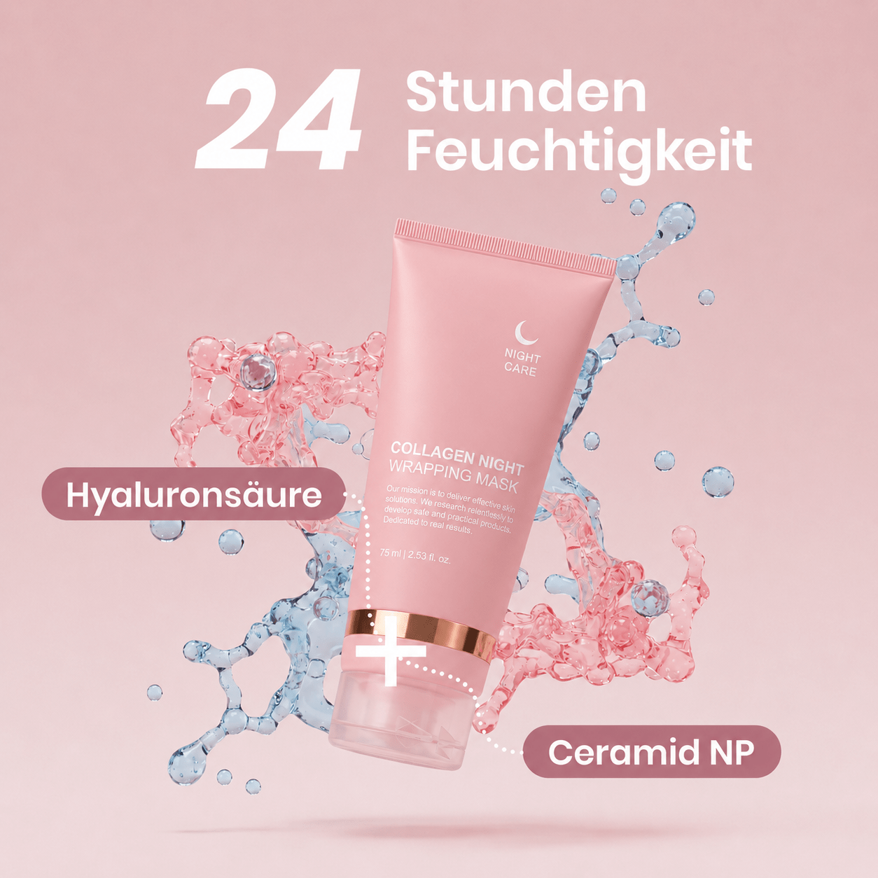 KOLLAGEN NIGHT WRAPPING MASKE - Teluni
